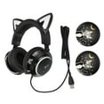 thumbnail image 2 of Gaming Headset, Game Music Live Modes High Sensitivity 8 Color Light Effects Wired Headphone Unidirectional Microphone 6mm Mic  for Daily Use, 2 of 7