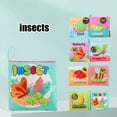 thumbnail image 1 of Libro de tela infantil con temática de frutas | 4 lados, 8 páginas, juguete educativo para la primera infancia | Libro de tela suave para bebés, 1 of 6