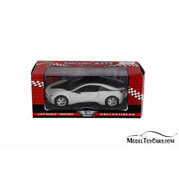 2018 BMW i8 Coupe Hardtop, White - Showcasts 79359WT - 1/24 scale Diecast Model Toy Car