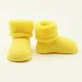 thumbnail image 3 of Prolriy Baby Socks Baby Toddlers Combed Cotton Ankle Socks Girls Boy Elasticity Woolen Socks Newborn Socks Yellow One Size, 3 of 4