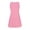 Pink, variant on Bxsruta Women Sleeveless Crew Neck Casual Loose Swing Tank Mini Dress with Pockets