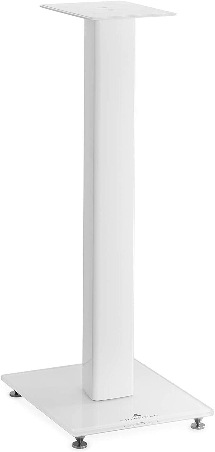 Triangle S02 Bookshelf Speaker Stands White Pair Walmart Com