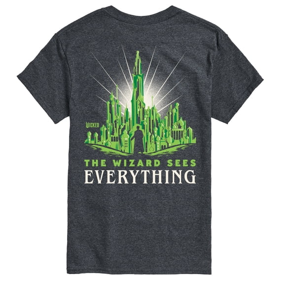 Wicked - Wizard Sees Everything - Men's Short Sleeve Graphic T-Shirt