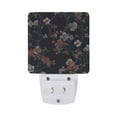 thumbnail image 5 of Yayeee LED Plug in Night Light for The Home with Auto Dusk to Dawn Light Sensors, 2 Pack, Black Flowers, 5 of 6
