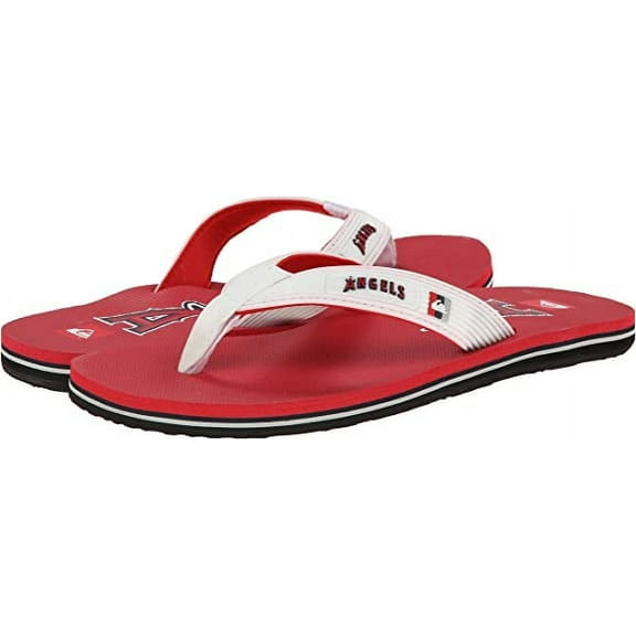 Quiksilver Men's Anaheim Angels M Sandal, White/Red, 13 M US
