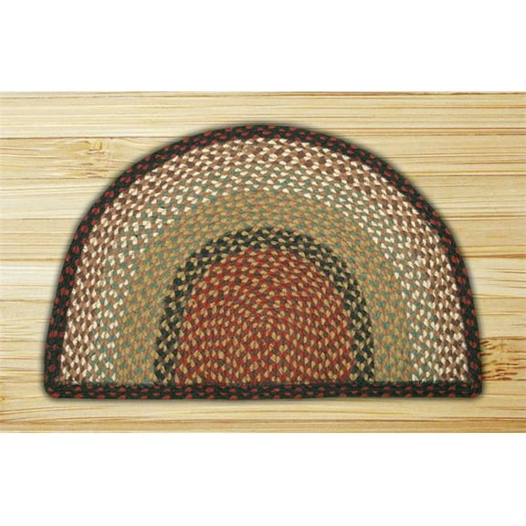 Burgundy-Mustard Rug Slice