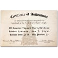 thumbnail image 4 of Sonnette de Traîneau Polar Exp, Billet de Voyage Rond et Certificat d'Authenticité, 4 of 5