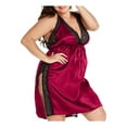 thumbnail image 6 of Women's Plus Size Eyelash Lace Nightgown Co, 6 of 6