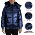 thumbnail image 2 of Women's Heavyweight Parka Jacket with Detachable Hood - Water-Resistant, Insulated Winter Coat for Cold Weather (S-XL), 2 of 5