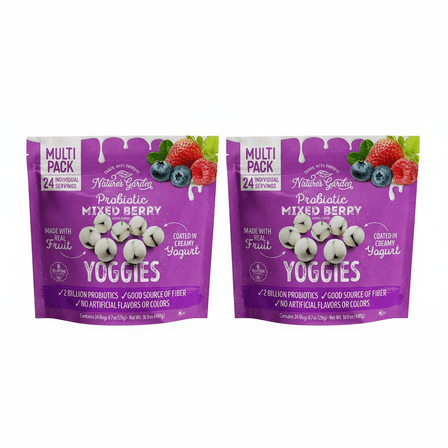 Nature’s Garden Probiotic Mixed Berry Yoggies, 0.7 oz (24-pack)-2pack