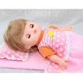 thumbnail image 3 of Pink Dotted Bedding Set Pillow, Mattress & Comforter for Doll Decor, 3 of 8