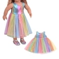 thumbnail image 2 of 2x Trajes De Vestido Sin Mangas De American Doll De 18 '' Girl Doll Fashion Sunnimix Falda de muñecas americanas, 2 of 8