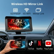 NEXPOW Wireless Carplay Screen, 7 Car Play Screen & Stereo Fit for Android Auto and Apple CarPlay - Multimedia Player, Bluetooth, for Car, Trucks, SUV New
