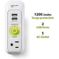 thumbnail image 2 of EASYLIFE TECH 0-1302, 15A 125V White USB Electrical Outlet, 2 of 3