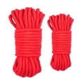 thumbnail image 3 of Milaget General Purpose Cotton Rope - 32/65 Feet Length, 1/4 Inch Diameter 10m Red, 3 of 5