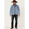 thumbnail image 3 of Cody James Men's Coasting Light Wash Button-Front Unlined Denim Jacket - CMHO21J7 XX-, 3 of 5