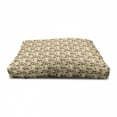 thumbnail image 4 of Tree Pet House, Tropical Palm Trees Hawaiian Exotic Abstract Foliage Old Paper Backdrop, Outdoor & Indoor Portable Dog Kennel with Pillow and Cover, 5 Sizes, Sand Brown Chocolate, by Ambesonne, 4 of 5