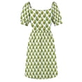 thumbnail image 5 of avocado doodle pattern Sleeveless Dress summer dress Bride dresses dress summer 2024 women, 5 of 6