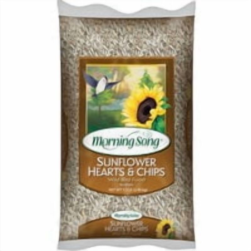 Global Harvest Foods Morning Song Sunflower Hearts & Chips Wild Bird Seed - Pack of 3