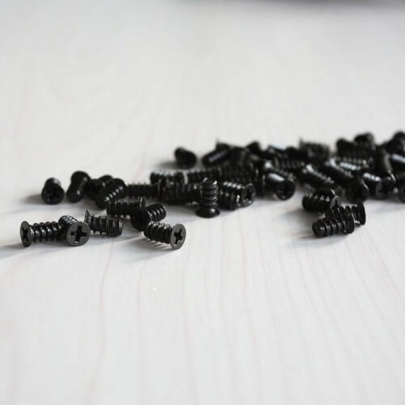 30PCS Black Computer PC Case Cooling Fan Durable Screw For Fans 60mm 80mm 120mm