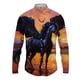 thumbnail image 5 of Camisas con estampado 3D de caballos para hombre, blusa informal de manga larga con botones, ropa de calle, camisa de playa de gran tamaño para hombre, 5 of 5