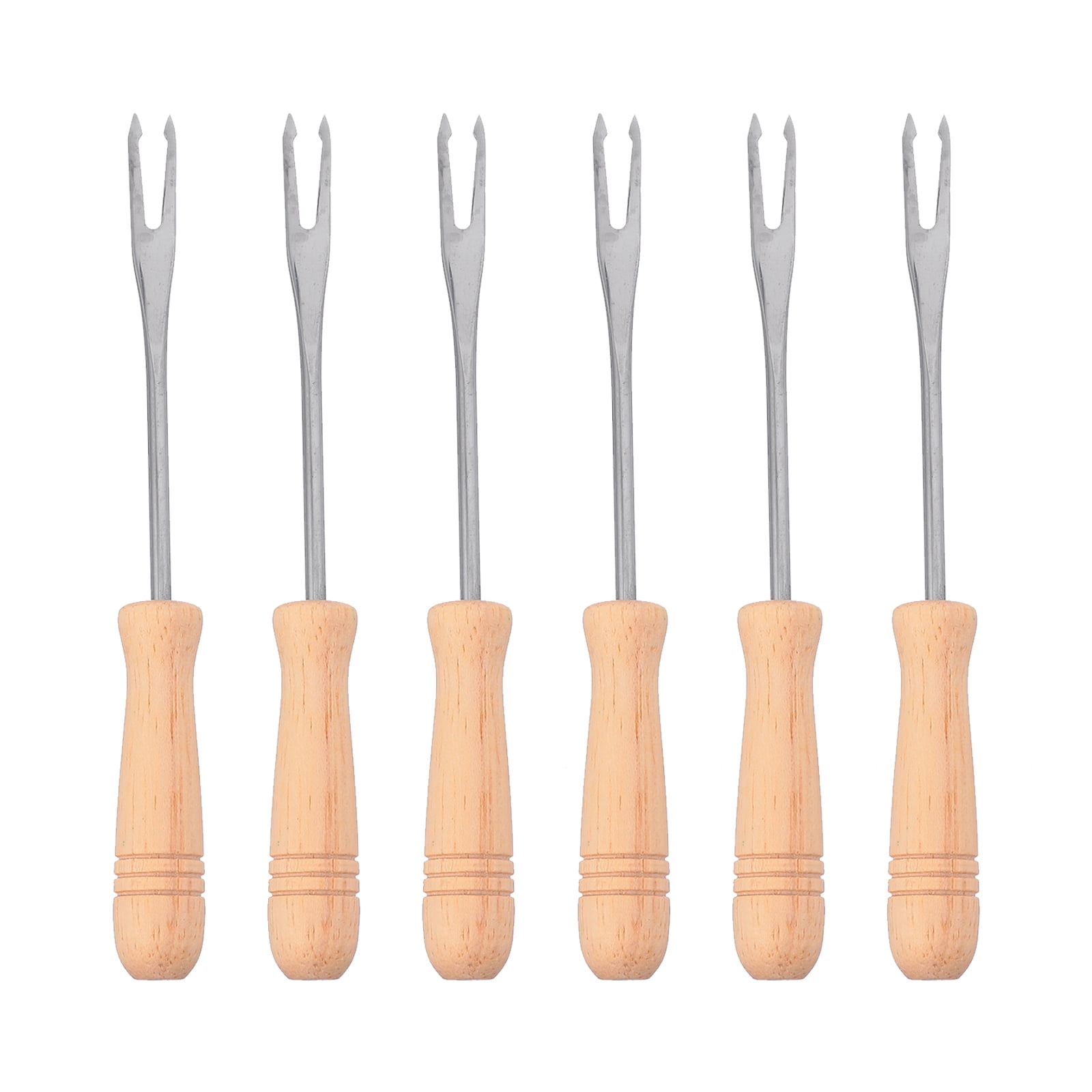 HOMEMAXS 6 Pcs Stainless Steel Corn Holders Corn Skewers Prong