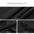 Romanstile 2pack Round Tablecloth 60inch Black Polyester Table Cloths ...