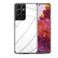 thumbnail image 1 of Shockproof Hybrid Bumper Phone Case for Samsung Galaxy S21 Ultra, by OneToughShield ® - Volleyball, 1 of 3