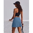 thumbnail image 3 of Pinspark Golf Skirts for Women Tummy Control Tennis Skorts Skirt with Pockets High Waisted Athletic Skort Pickleball Running Skirt, 3 of 6