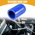 thumbnail image 2 of Unique Bargains 1Pcs 30mm 1.18" ID Universal Silicone Coolant Cap Intake Vacuum Hose End Plug Silicone Blue, 2 of 6
