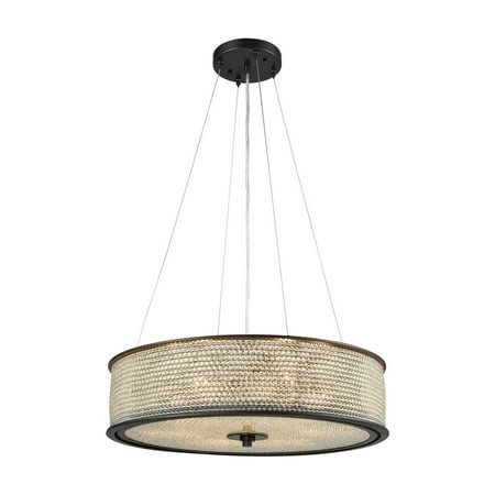 elk lighting glass beads 15971 6 6 light chandelier walmart com