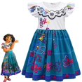 thumbnail image 1 of Magic Full House Summer Night Dress Falda para niños Niñas Feifei Manga Vestido de fiesta Baby Cartoon Mirabell LingWen 9024735490722, 1 of 1
