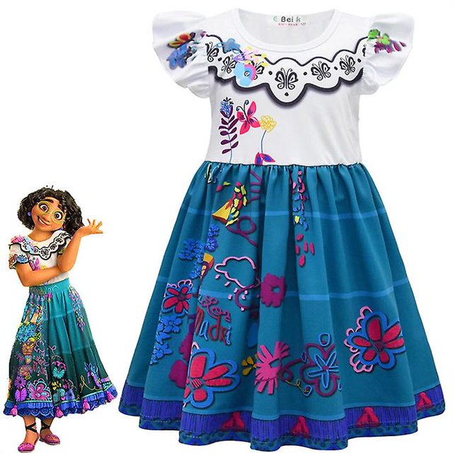 Magic Full House Summer Night Dress Falda para niños Niñas Feifei Manga Vestido de fiesta Baby Cartoon Mirabell LingWen 9024735490722