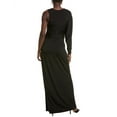 thumbnail image 2 of BCBGMAXAZRIA womens  Asymmetrical Maxi Dress, m, Black, 2 of 3
