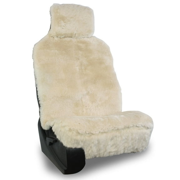 Aegis Cover Sheepskin Easy Fit Seat Cover, Gold