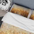 thumbnail image 4 of Designart "Radiant Gold II" Abstract Landscape Bedding Covert Set - Abstract Landscapes Yellow Landscapes Bed Set With 1 Sham, 4 of 6