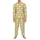 thumbnail image 3 of Fotbe Yellow Pears Pijama de Hombre con Estampado de Manga Larga, Conjunto de 2 Piezas, Ropa de Dormir Suave y Cómoda con Bolsillos-XX-Large, 3 of 7