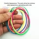 thumbnail image 5 of Vogacara Hilos de Fumble de Color arcoíris para niños, cuerda de juego colorida, accesorios de cuerda de cumpleaños, desarrollo educativo, cuerdas para Juguetes Educativos Vogacara FN010245-00, 5 of 6