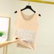 thumbnail image 4 of Ropa interior térmica Tops de moda para mujer de invierno sin mangas de cuello redondo cómodas camisetas sin mangas lisas regulares blusa de poliéster para mujer, 4 of 7