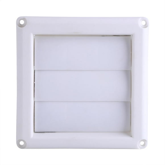 Peahefy Wall vent, Wall ventilation grill,1PC Plastic Air Vent Grille Cover 3 Flaps Wall Duct Ventilation Grill With Net New