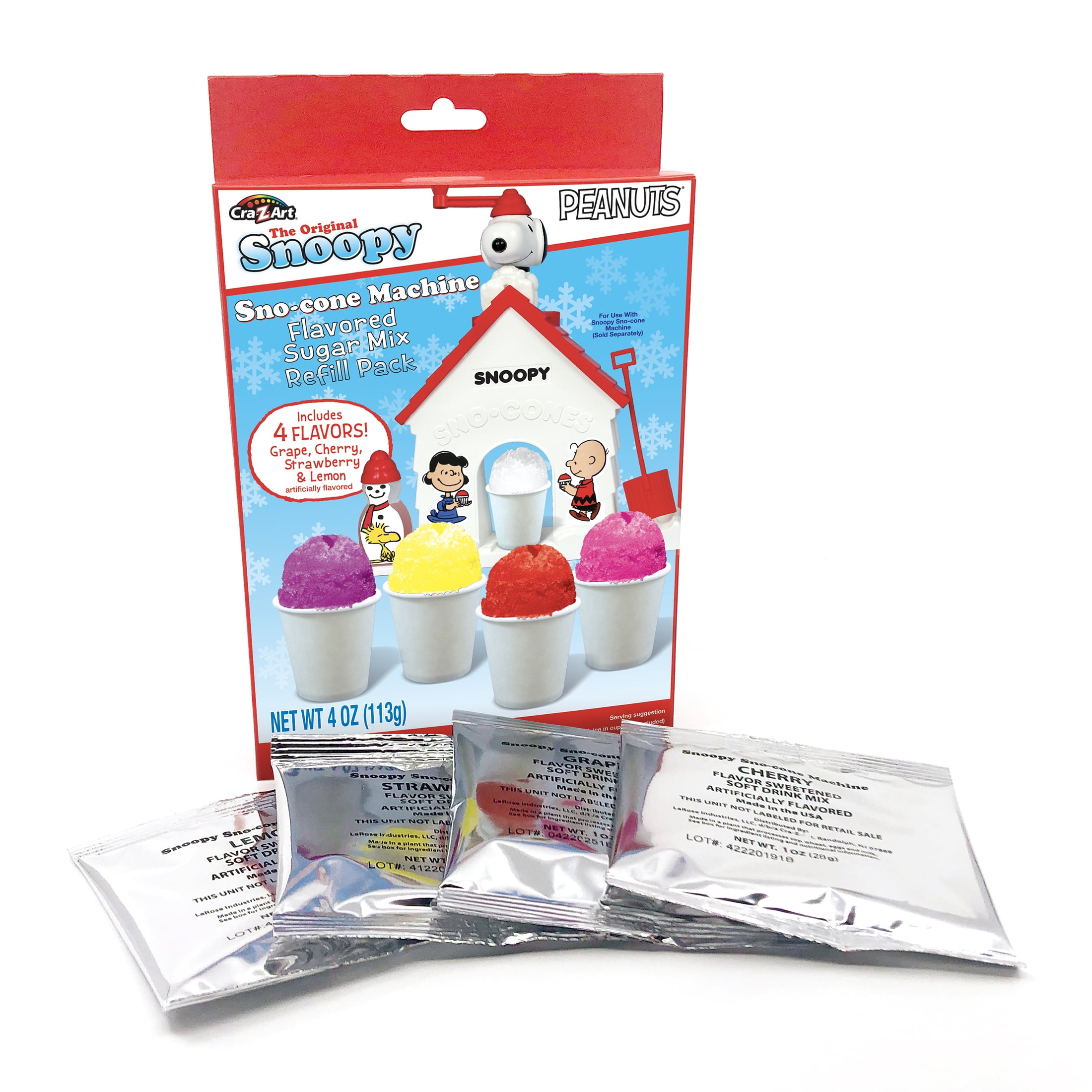 Cra-Z-Art's Snoopy Sno-Cone Maker, Cool Slushy Treat Toy Kit