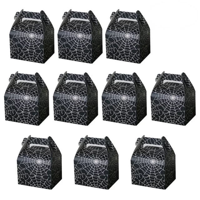 Cqxid Food Storage Under $10 10Pcs Halloween Themed Cake Holding Box Holding Box Bread Box Baking Packaging Box