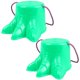 thumbnail image 1 of 2pcs Green Plastic Stilts Toy for Kids Outdoor Balance Training Fun and Exercise Shoes, 1 of 5