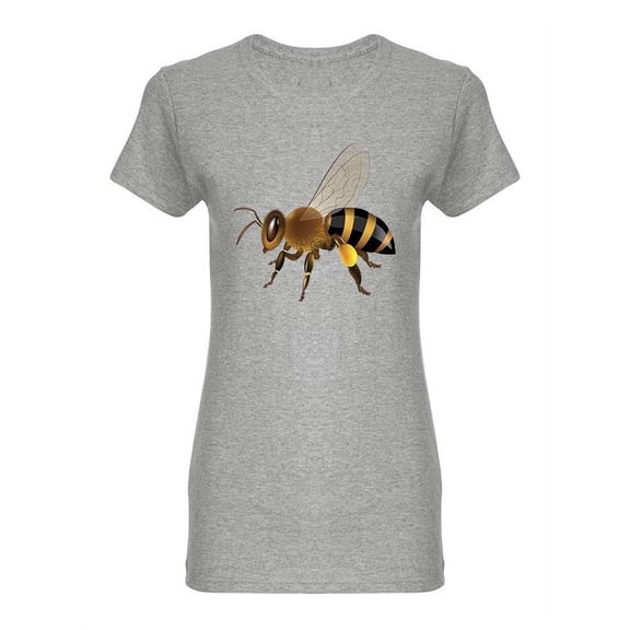 Realistic Honey Bee T-Shirt Women -Image by Shutterstock, Female Small