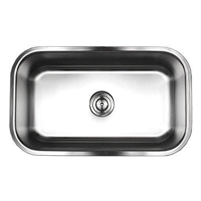 Contempo Living 18-960-D 30 in. Single Bowl Undermount Stainless Steel Kitchen Sink - 18 Gauge