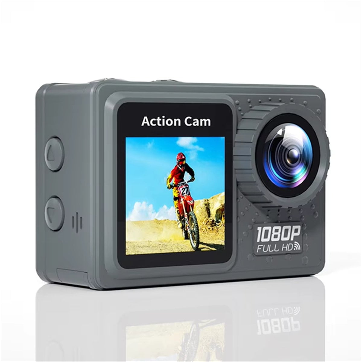 WiFi Action Camera 30m Waterproof Exercise Video Recorder 120° Wide Angle Sport Camcorder with Accessories Kit