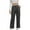 Gray, variant on Diufon Women's Striped Wide Leg Pants Casual Loose High Waisted Trousers Color Block Work Pant with Pockets