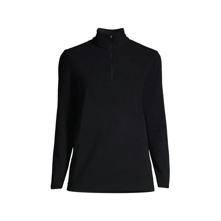 Lands' End Women's Petite Anyweather Fleece Quarter Zip Pullover