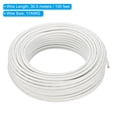 thumbnail image 2 of Uxcell 100Ft 17 AWG High Temperature Wire, -76-932 Degrees Fahrenheit Mica Glass Fiber Electronic Wire, White, 2 of 7