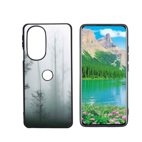 Foggy-Forest-364 Phone Case, Degined for Motorola Edge 30 Pro Case Men Women, Flexible Silicone Shockproof Case for Motorola Edge 30 Pro